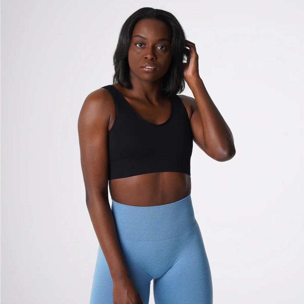 NVGTN Black Sports Bra